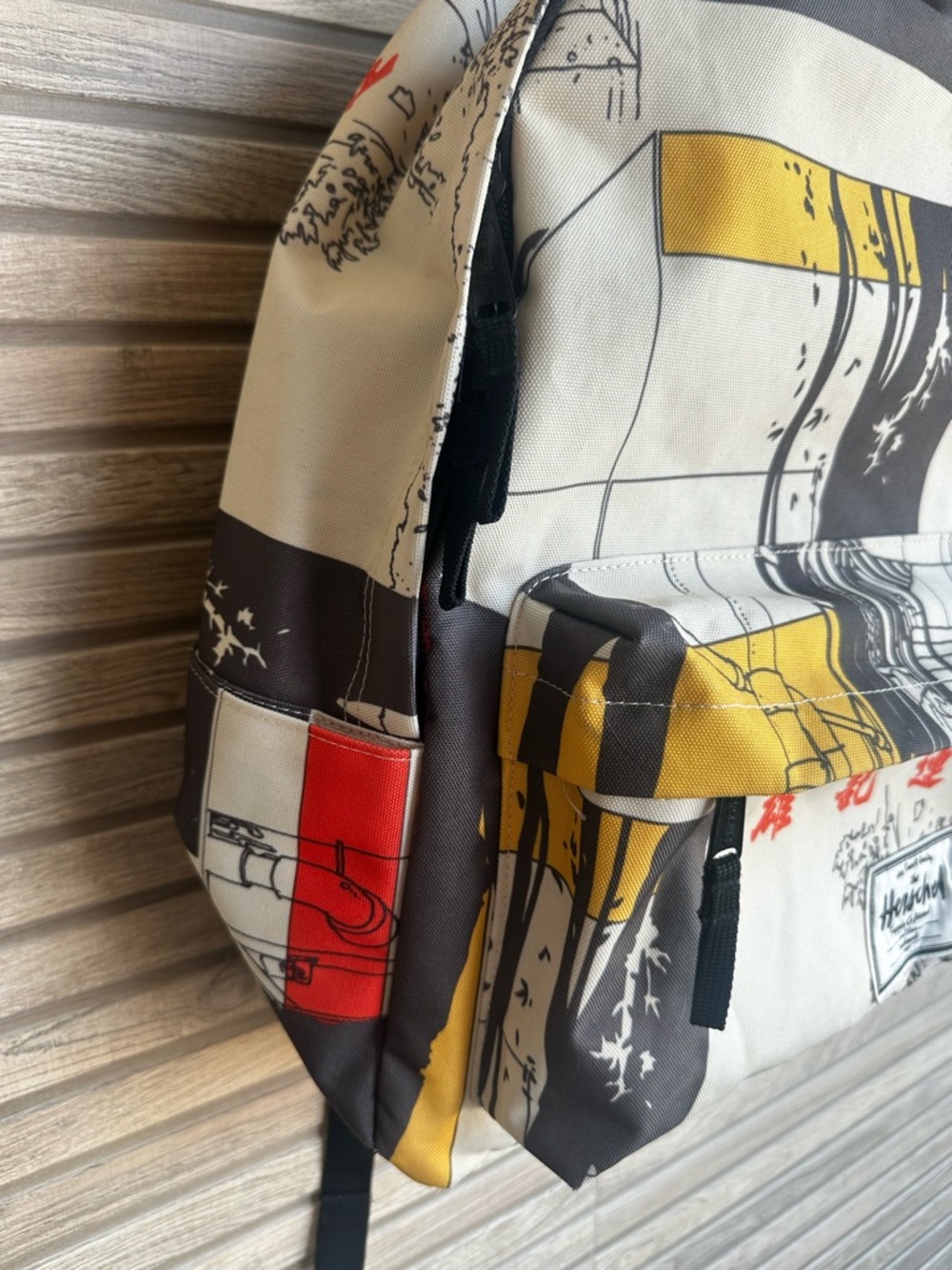 Herschel Backpack Asian Japanese Inspired Kanji Graphic Streetwear School Bag - Picture 3 of 14